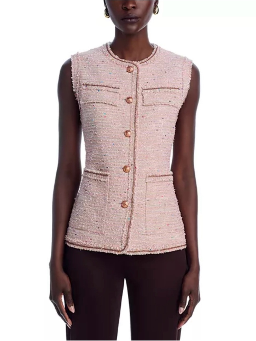 Kobi Halperin Aranell Tweed Vest New/Tag size M